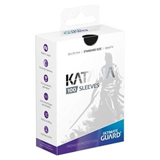 『KATANASleevesStandardSize（黒）』100枚入り｛-｝