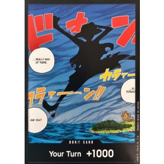 DON!! Card (English Version / REALLY WAS UP THERE. / Luffy)