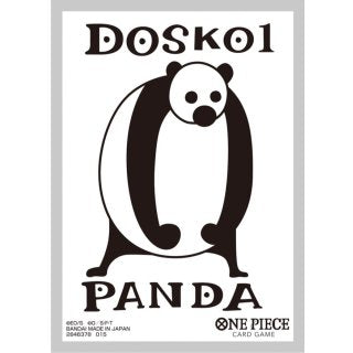 Sleeve DOSKO1 PANDA (Grey Border/BASE SHOPLimited Card Sleeves-Brand Assort vol.01-) 70 sleeves